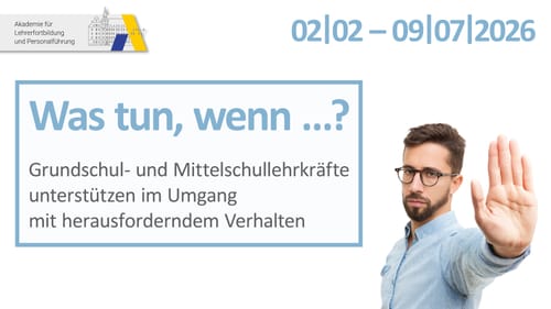 Poster Bild der Fortbildung