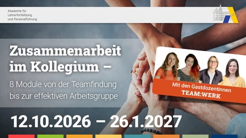 Poster Bild der Fortbildung