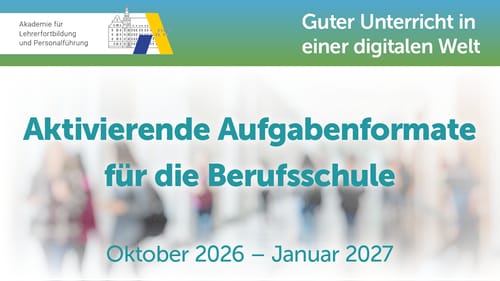 Poster Bild der Fortbildung